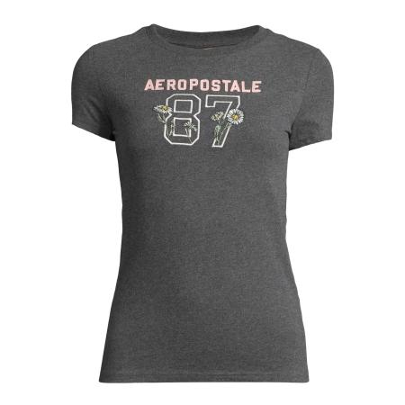 Aeropostale AÉROPOSTALE Shirt geel / donkergrijs / rosa / wit