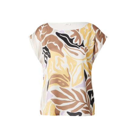 s.Oliver BLACK LABEL Shirt bruin / geel / zwart / wit