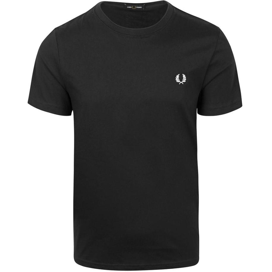 Fred Perry T-Shirt Zwart 102 Zwart
