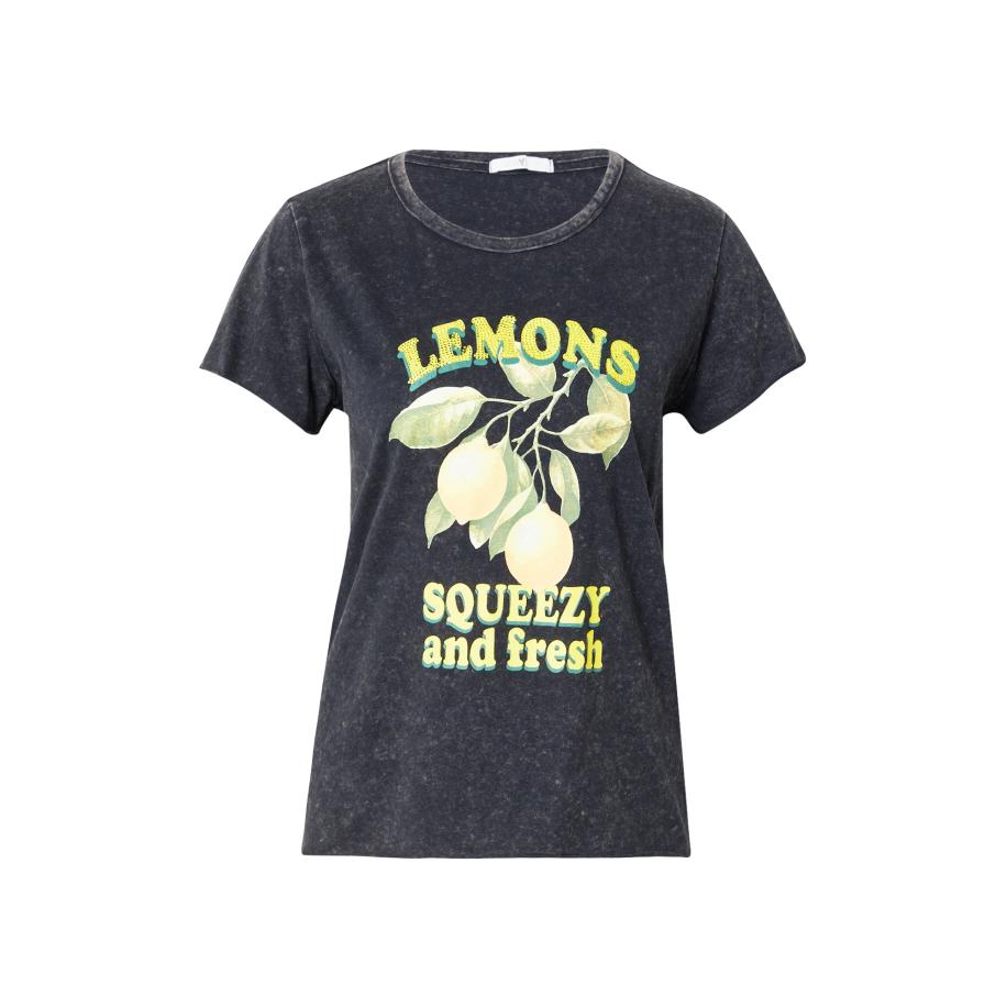 Hailys Hailys Shirt Th44ea lichtgeel / groen / appel / zwart -