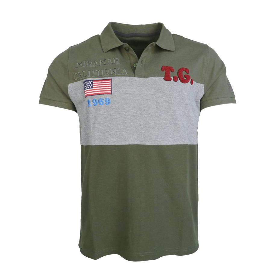 Top gun TOP GUN Shirt grijs / kaki -