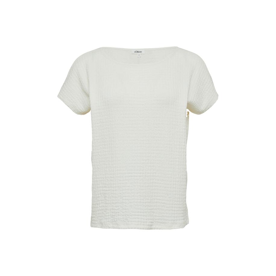 s.Oliver Shirt crème Bruin