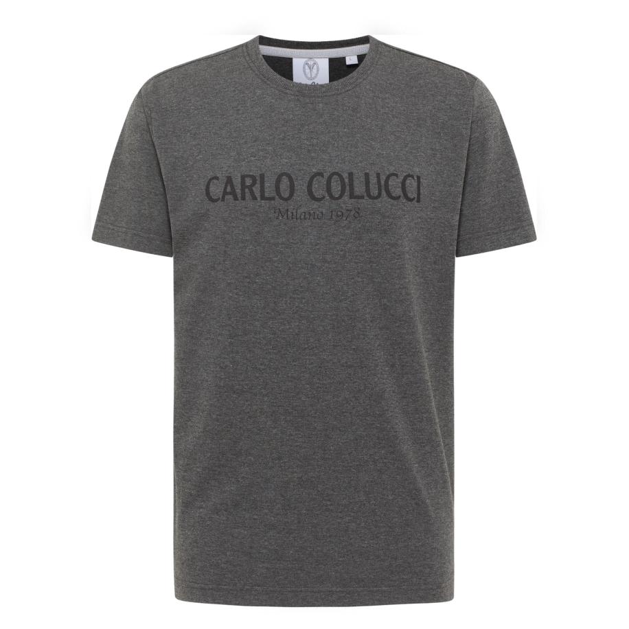 carlo colucci Carlo Colucci Shirt antraciet -