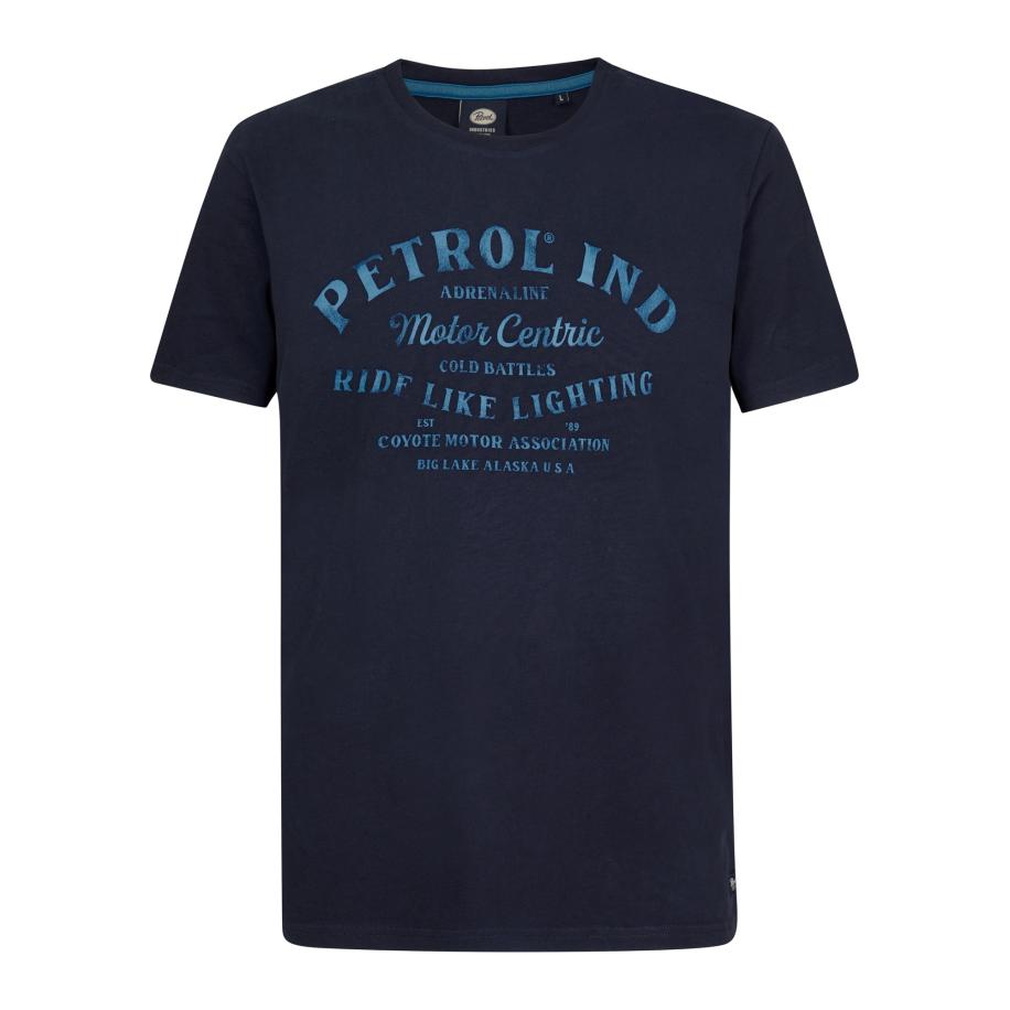 Petrol Industries Petrol Industries Shirt donkerblauw / zwart -