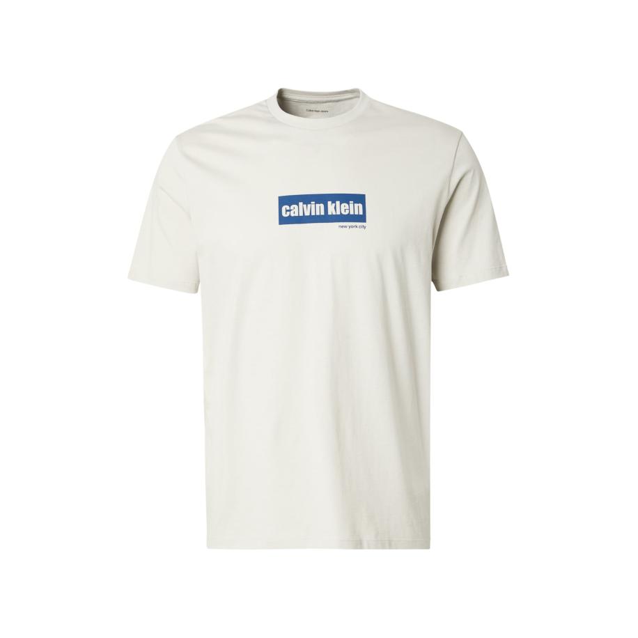 Calvin Klein Calvin Klein Jeans Shirt blauw / natuurwit -