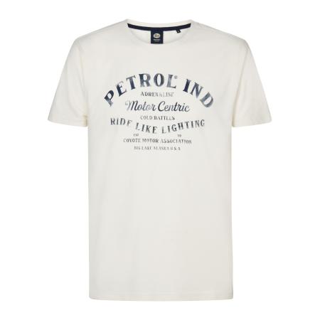 Petrol Industries Petrol Industries Shirt nachtblauw / wit