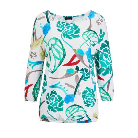 Goldner Goldner Shirt blauw / groen / rood / wit