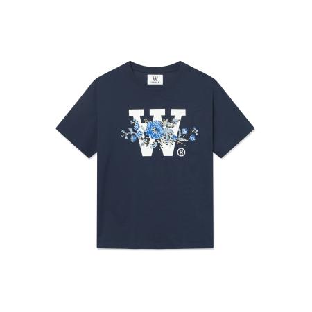 WOOD WOOD Shirt WWAce beige / nachtblauw / lichtblauw / wit