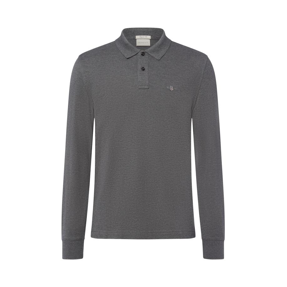 Gant GANT Shirt grijs gemêleerd -