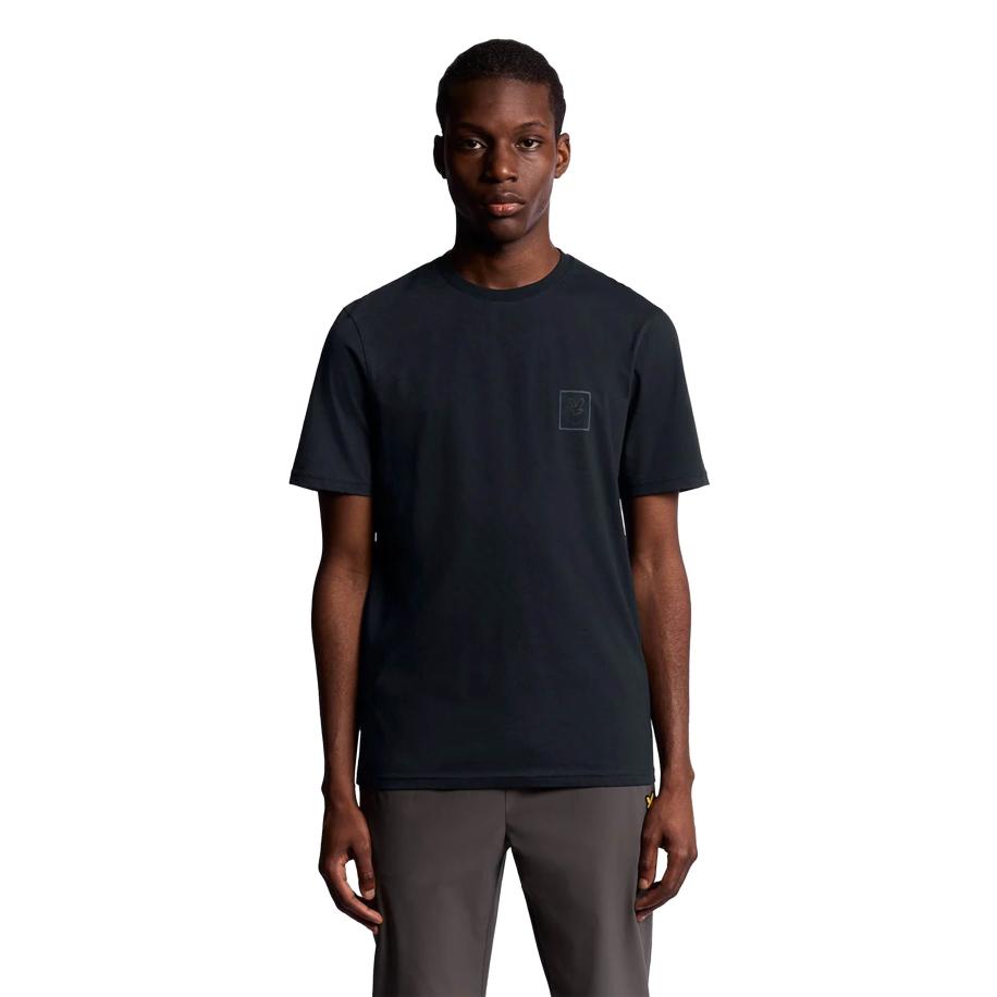 Lyle & Scott Rubberised T-shirt Blauw