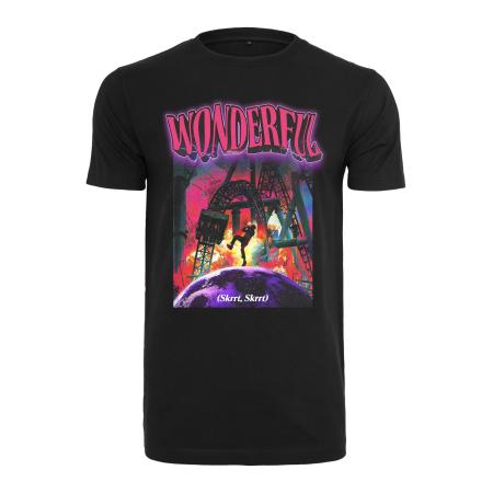 mister tee Mister Tee Shirt Wonderful neongeel / neonlila / neonroze / zwart