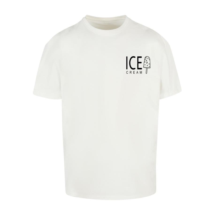 Merchcode Merchcode Shirt Ice Cream zwart / wit -