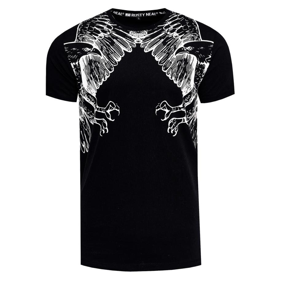 Rusty Neal Rusty Neal Shirt zwart / wit -