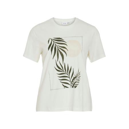 Vila VILA Shirt VISybil olijfgroen / poederroze / zilver / wit