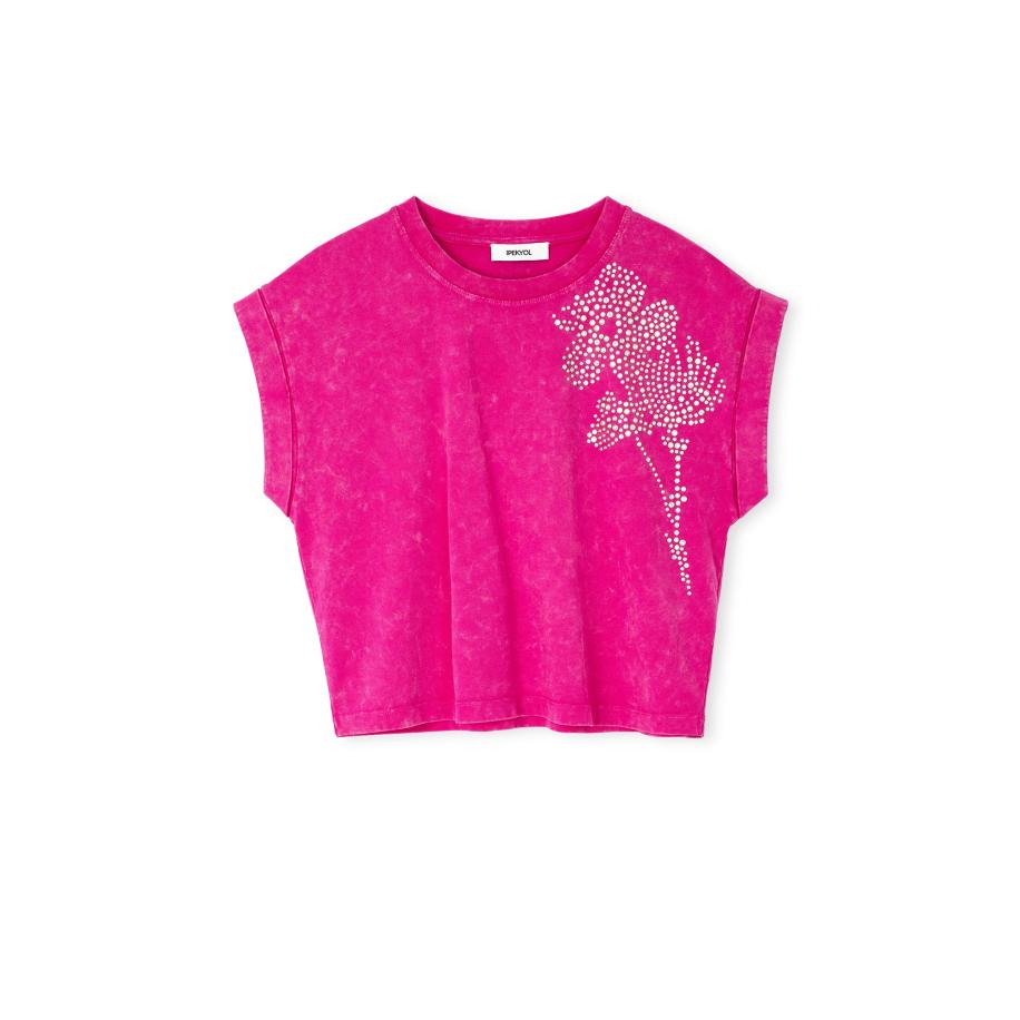 Ipekyol Shirt fuchsia / transparant Roze