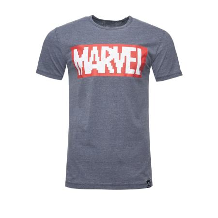 Recovered Recovered Shirt Marvel Pixel blauw