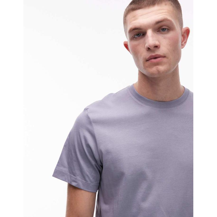 ARKET - T-shirt van jersey in blauw Blauw