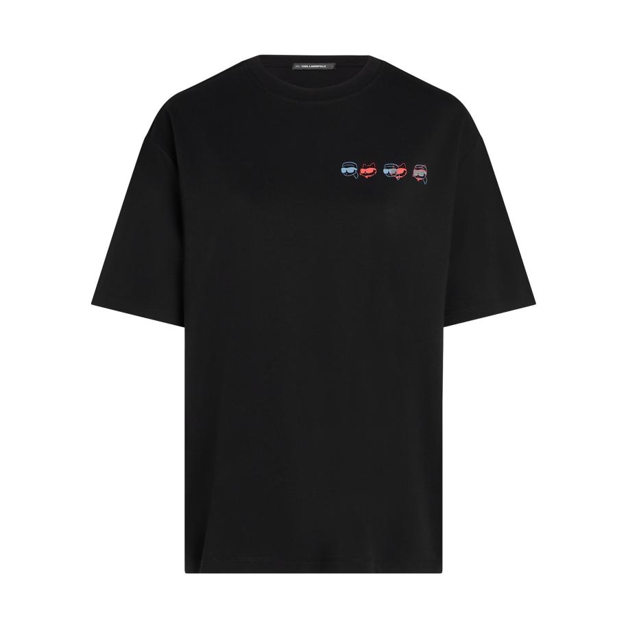Karl Lagerfeld Karl Lagerfeld Shirt gemengde kleuren / zwart -