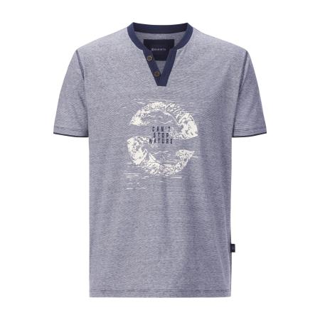 BABISTA T-Shirt V-hals lichtblauw, Print