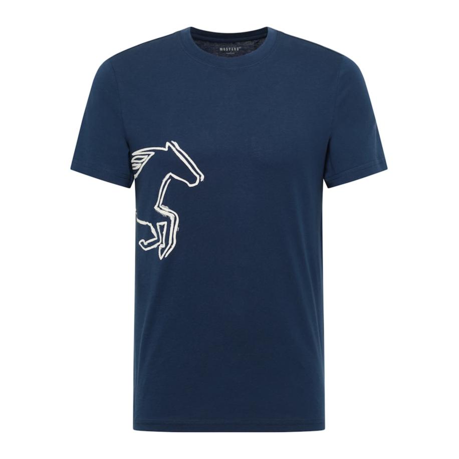 Mustang MUSTANG Shirt AUSTIN marine / wit -