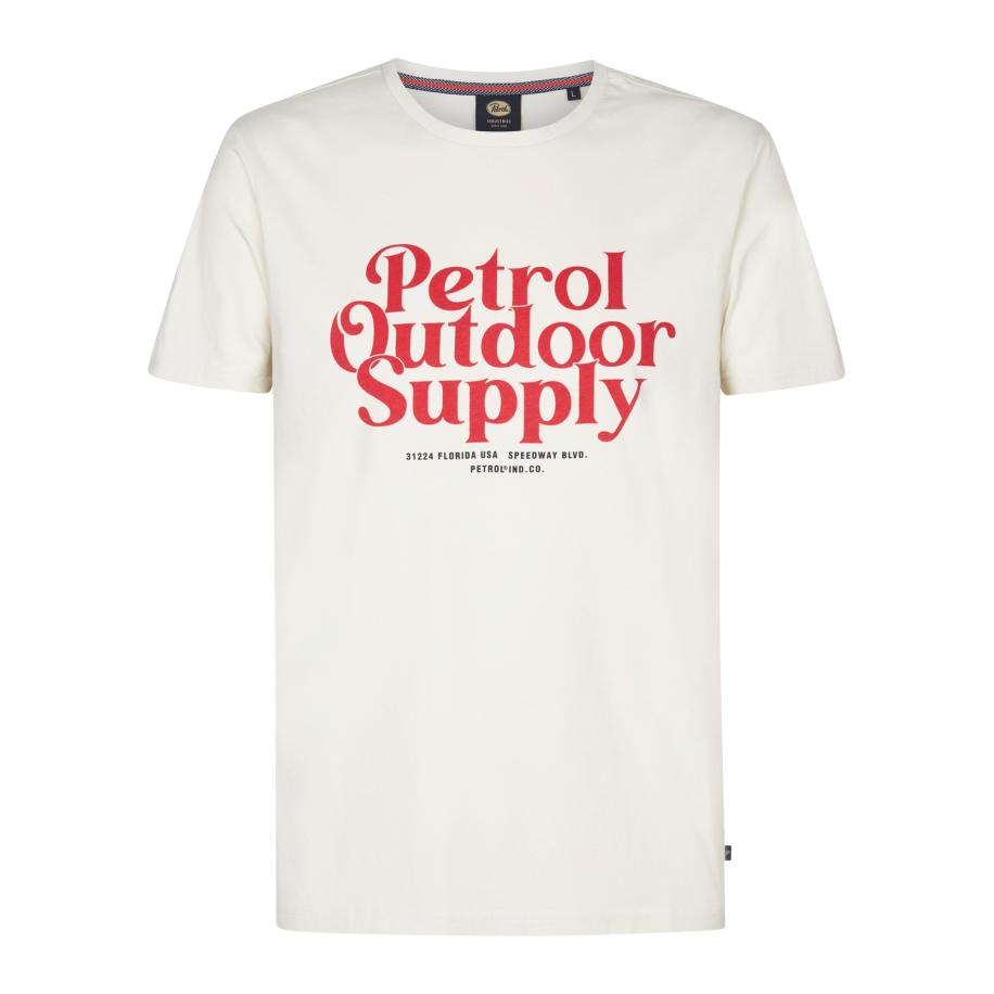 Petrol Industries Petrol Industries Shirt rood / zwart / wit -
