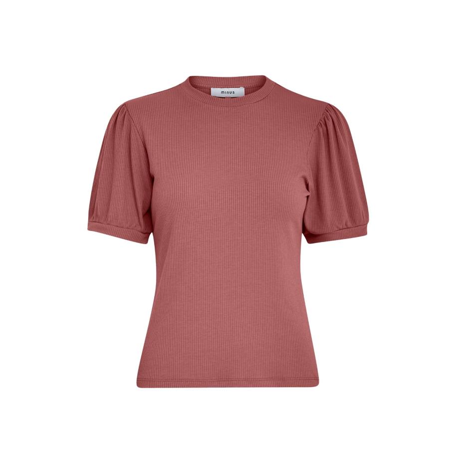 Minus minus Shirt Johanna pastelrood -