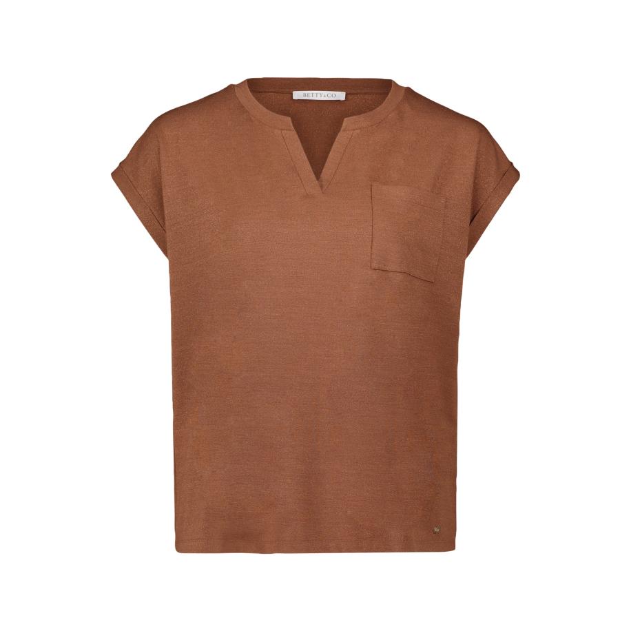 Betty & Co Betty & Co Shirt bruin -