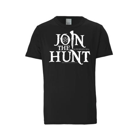 LOGOSHIRT Shirt Supernatural - Join The Hunt zwart