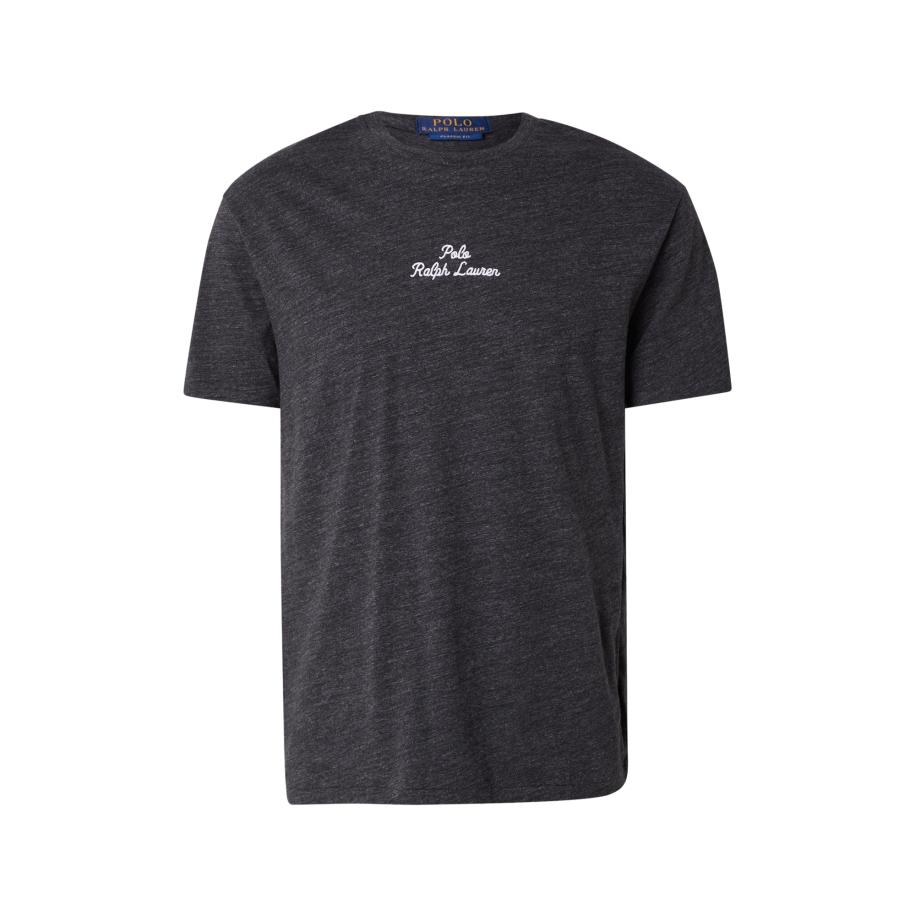 Polo Ralph Lauren Shirt zwart gemêleerd / wit Zwart