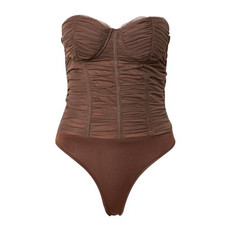 Misspap Misspap Shirt body chocoladebruin