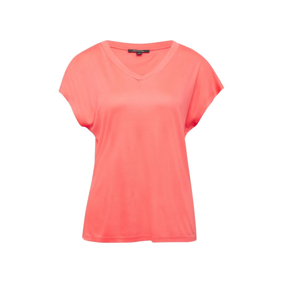 Comma COMMA Shirt koraal -
