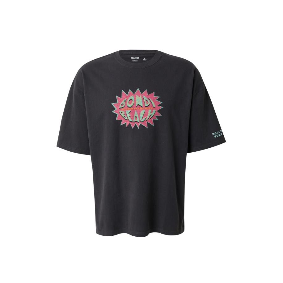 Hollister HOLLISTER Shirt mintgroen / oranje / pink / zwart -