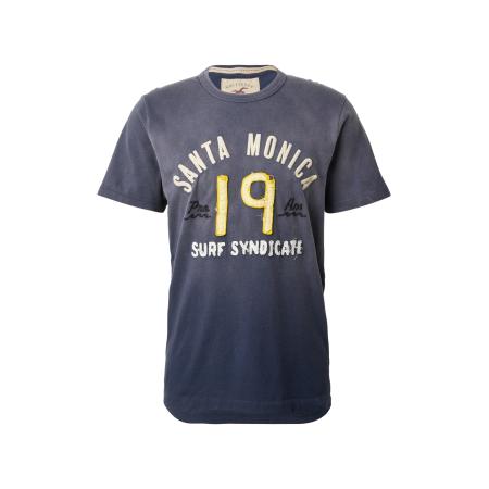 Hollister HOLLISTER Shirt indigo / geel / zwart / wit