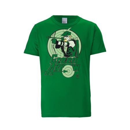LOGOSHIRT Shirt DC Comics - Green Arrow groen