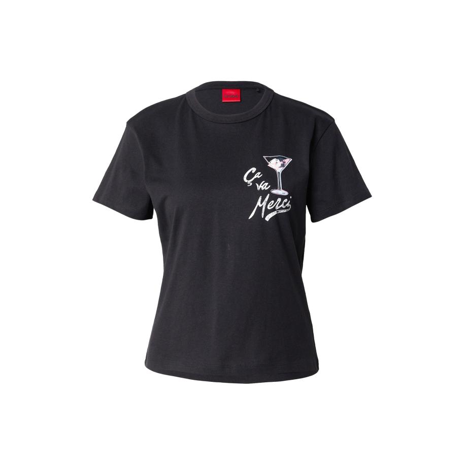 Hugo Boss HUGO Shirt Destrel_2 zwart / wit -