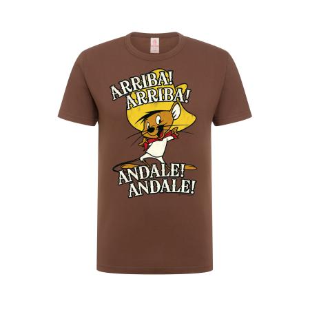 LOGOSHIRT Shirt Looney Tunes - Speedy Gonzales bruin