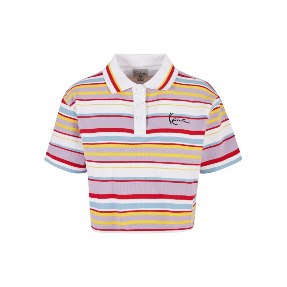 Karl Kani Karl Kani Shirt lichtbruin / lila / rood / wit -