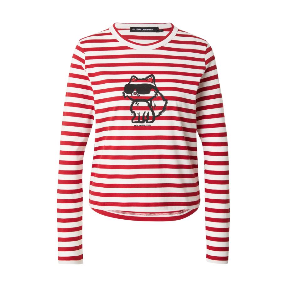 Karl Lagerfeld Karl Lagerfeld Shirt IKON rood / zwart / wit -