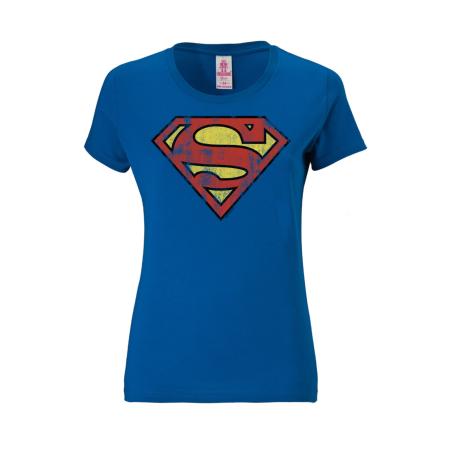 LOGOSHIRT Shirt Superman blauw / geel / rood