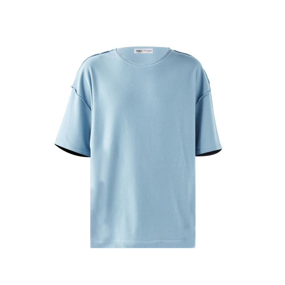 VAMOS CLO Shirt lichtblauw / wit Blauw