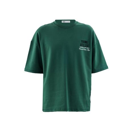 VAMOS CLO Shirt groen / zwart / wit
