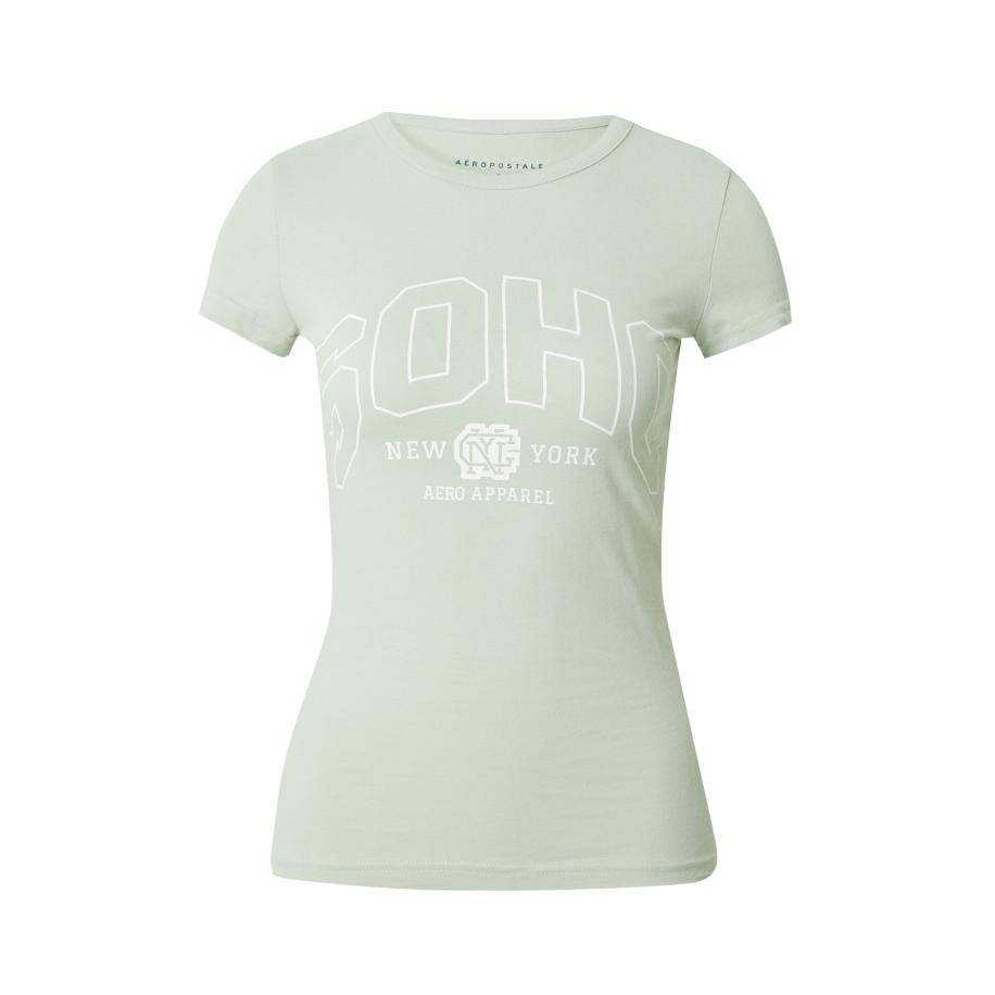 Aeropostale AÉROPOSTALE Shirt SOHO mintgroen / wit -