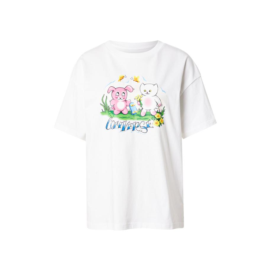 Converse CONVERSE Shirt BESTIES azuur / grasgroen / lichtroze / wit -