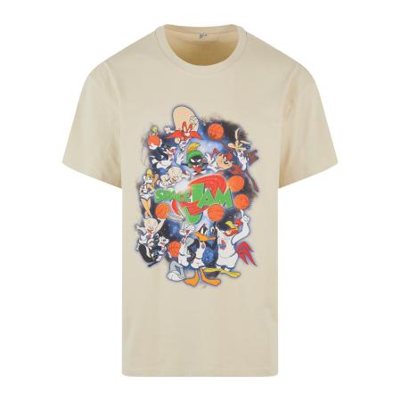mister tee MT Upscale Shirt Space Jam Teamwork sand / blauw / groen / wit