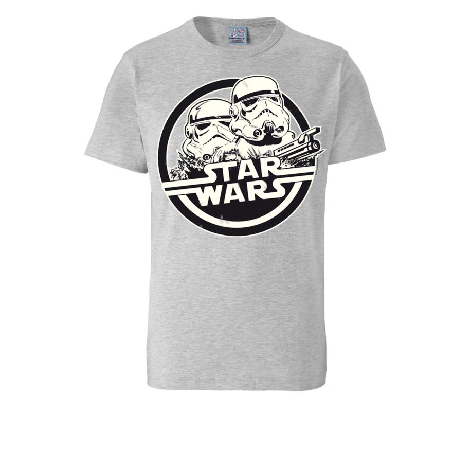 LOGOSHIRT Shirt Star Wars - Stormtrooper grijs Grijs