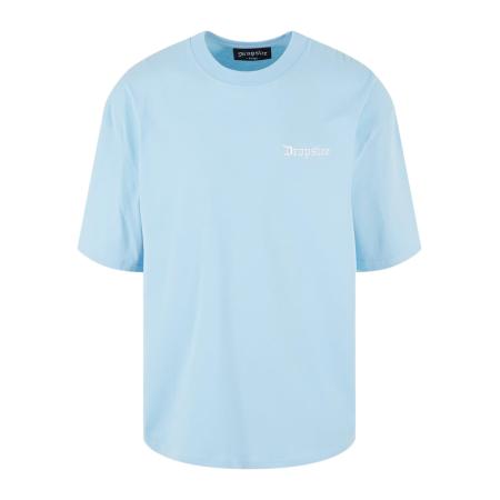 Dropsize Dropsize Shirt Embo lichtblauw / wit