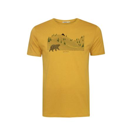 GreenBomb GREENBOMB Shirt Animal Bearland safraan / spar / zwart