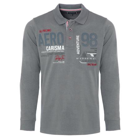 Carisma CARISMA Shirt grijs / rood / wit