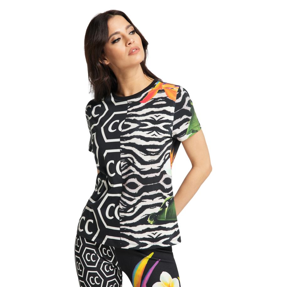 carlo colucci Carlo Colucci Shirt Ciriola gemengde kleuren / zwart -