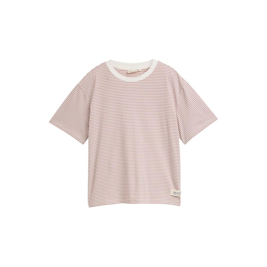 Tom Tailor TOM TAILOR DENIM Shirt magenta / wit -